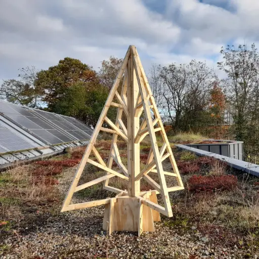 Sapins en bois 4D Pliable